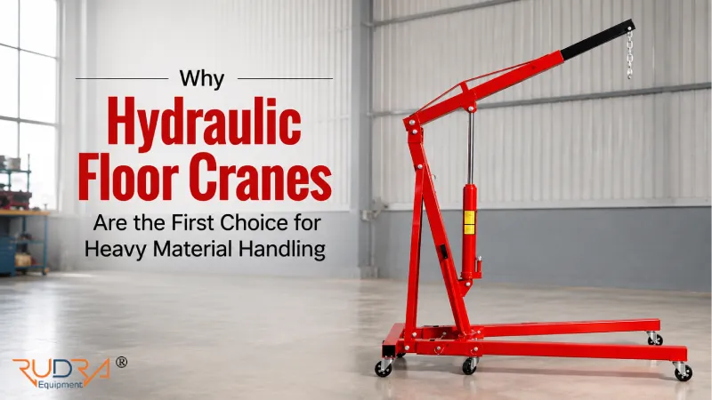 Why Hydraulic Floor Cranes Are the First Choice for Heavy Material Handling