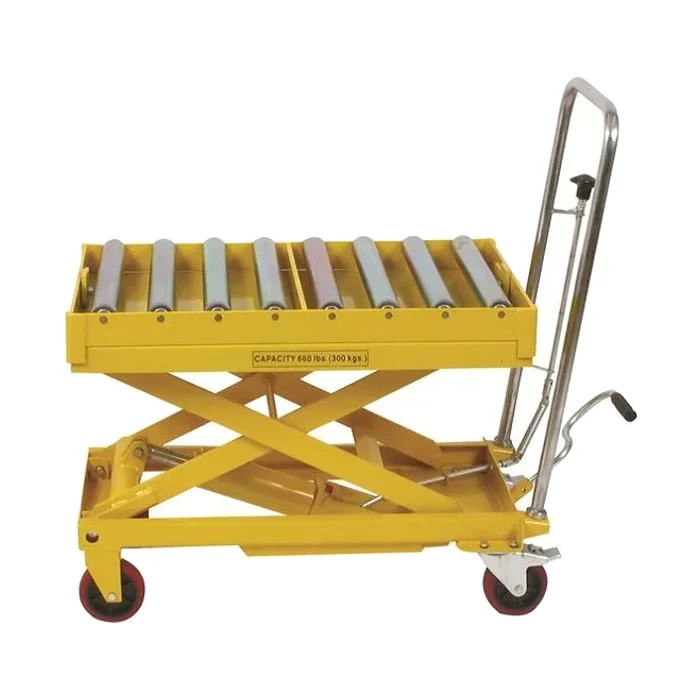 Die Loader (Scissor Trolley) — Hydraulic Scissor Lift manufactured by Rudra Equipment, Ahmedabad