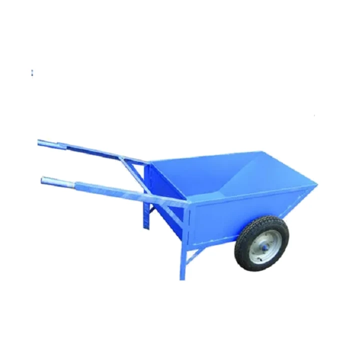 Double Wheel Barrow with Scooter Wheel — Platform Truck manufactured by Rudra Equipment, Ahmedabad