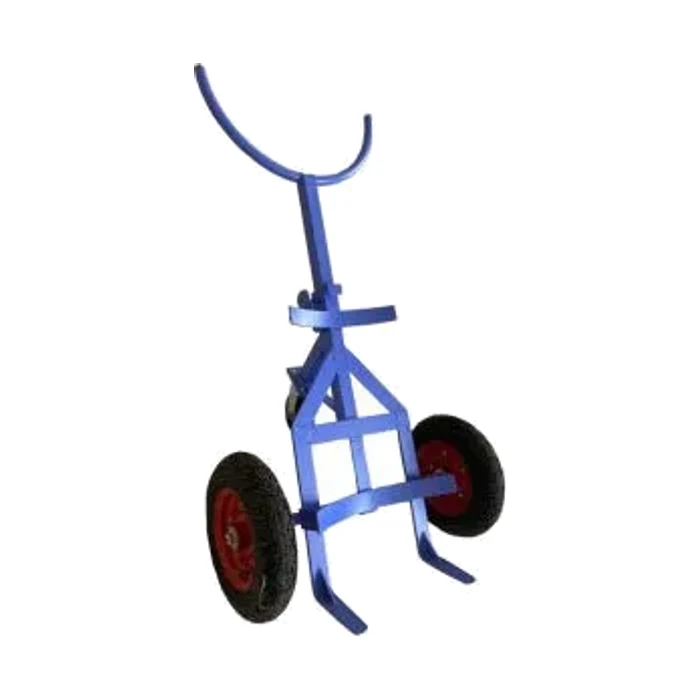 Drum Trolley with Scooter Wheel — Drum Equipment manufactured by Rudra Equipment, Ahmedabad