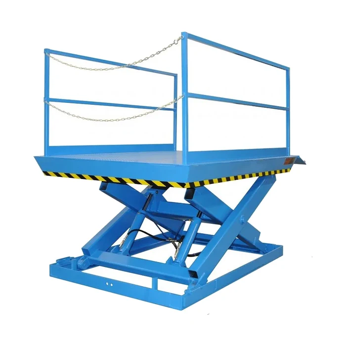 Pit Mounted Scissor Lift — Hydraulic Scissor Lift manufactured by Rudra Equipment, Ahmedabad