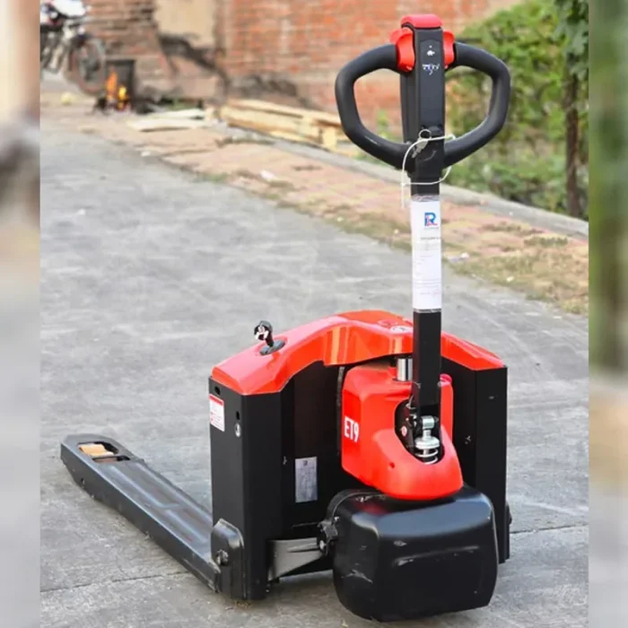 Battery Operated Pallet Truck — pallet truck manufactured by Rudra Equipment, Ahmedabad
