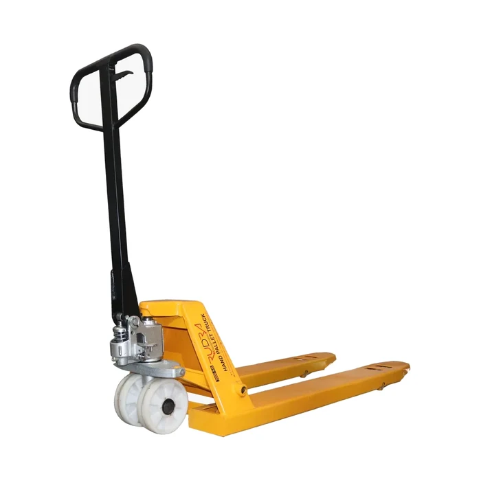 Hand Pallet Truck — pallet truck manufactured by Rudra Equipment, Ahmedabad
