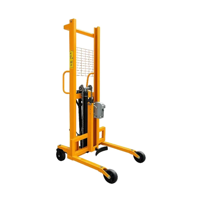 Semi Battery Cum Manual Drum Stacker — Drum Equipment manufactured by Rudra Equipment, Ahmedabad