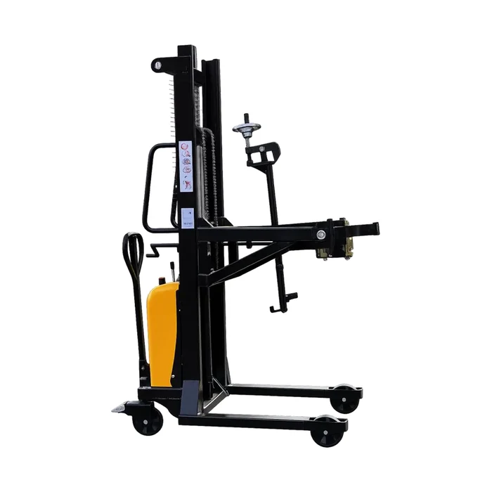 Semi Battery Drum Lifter Cum Tilter 1600 mm — Drum Equipment manufactured by Rudra Equipment, Ahmedabad