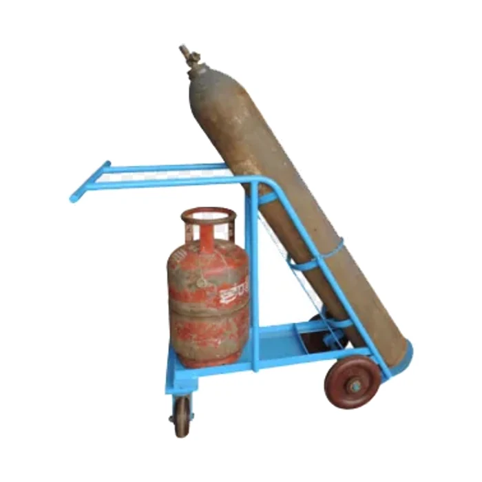 Single Cylinder Trolley — Platform Truck manufactured by Rudra Equipment, Ahmedabad