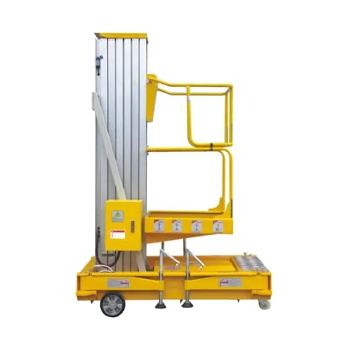 Single Mast Aerial Work Platform — Aerial Work Platform manufactured by Rudra Equipment, Ahmedabad